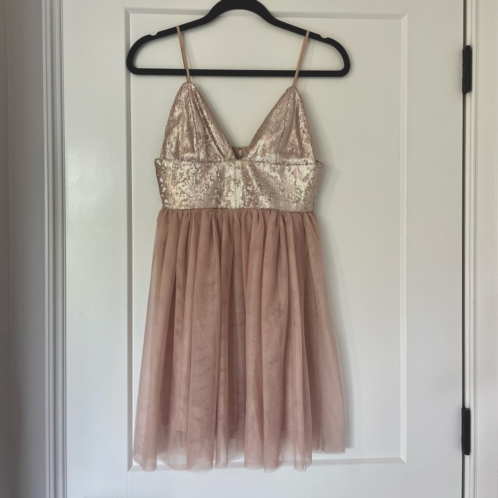 Forever 21 pink and sparkly dress